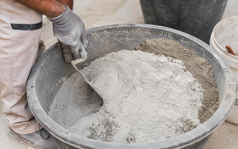 نسبت ترکیب پودر سنگ و سیمان سفید و سیاه؛ راهنمای کامل ساخت ملات و دوغاب